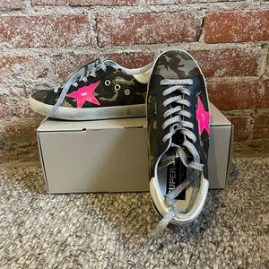 Superstar Camo-Print Skater Sneakers